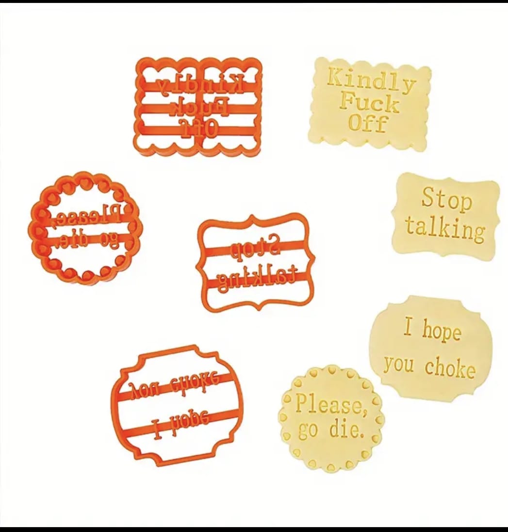 Cheeky Cookie cutters set