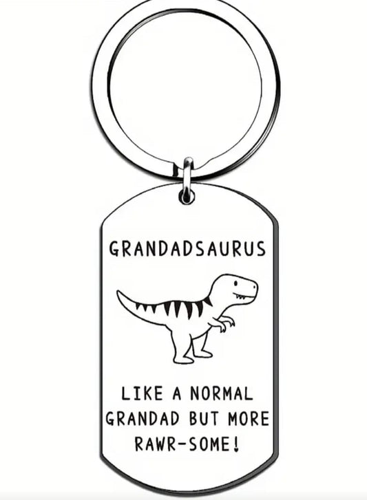 'Grandadsaurus' Key Ring