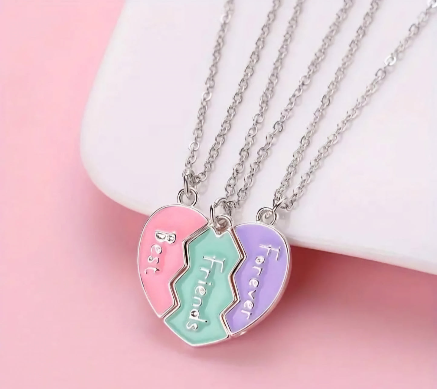 Triple BFF necklace set