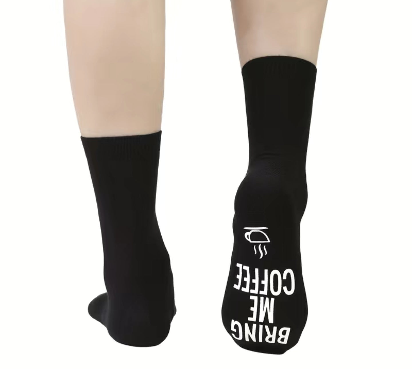 'Bring me coffee' socks