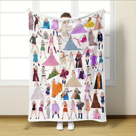 Taylor Swift Fleece Trow Blanket (70cm x 100cm)