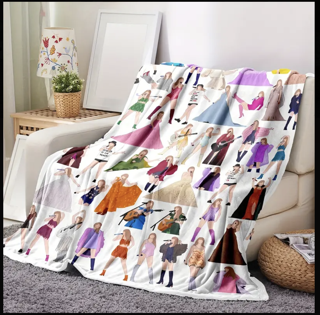 Taylor Swift Fleece Trow Blanket (70cm x 100cm)