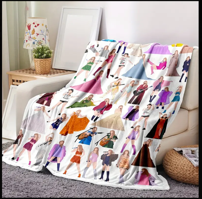 Taylor Swift Fleece Trow Blanket (70cm x 100cm)