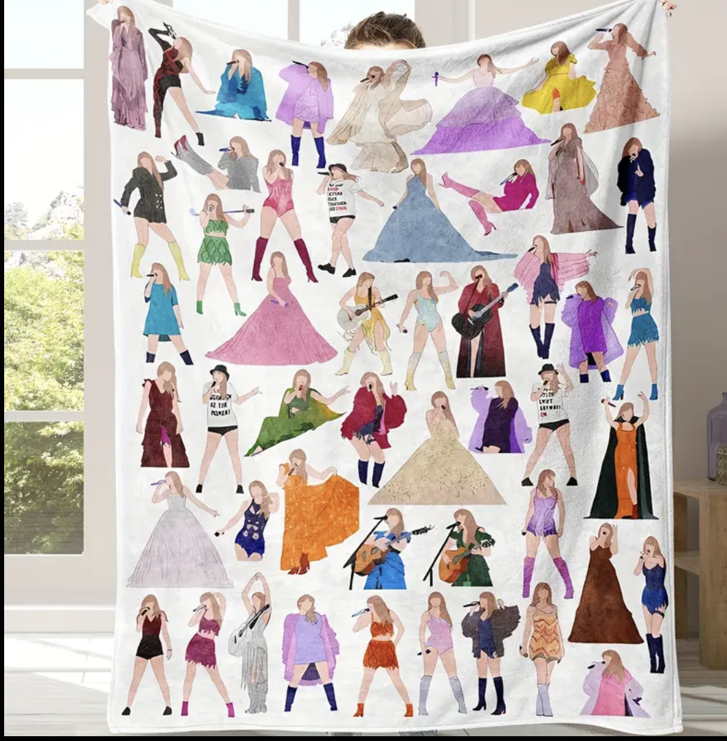 Taylor Swift Fleece Trow Blanket (70cm x 100cm)