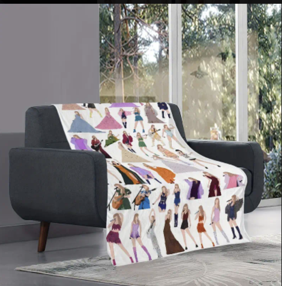 Taylor Swift Fleece Blanket Throw (150cm x 200cm)