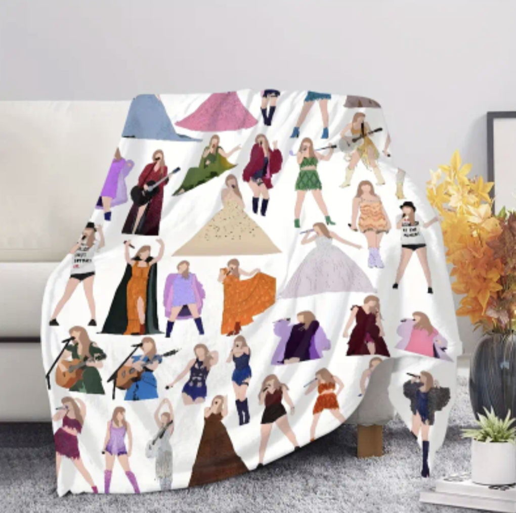 Taylor Swift Fleece Blanket Throw (150cm x 200cm)