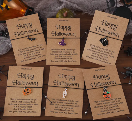 Happy Halloween Wish Bracelet